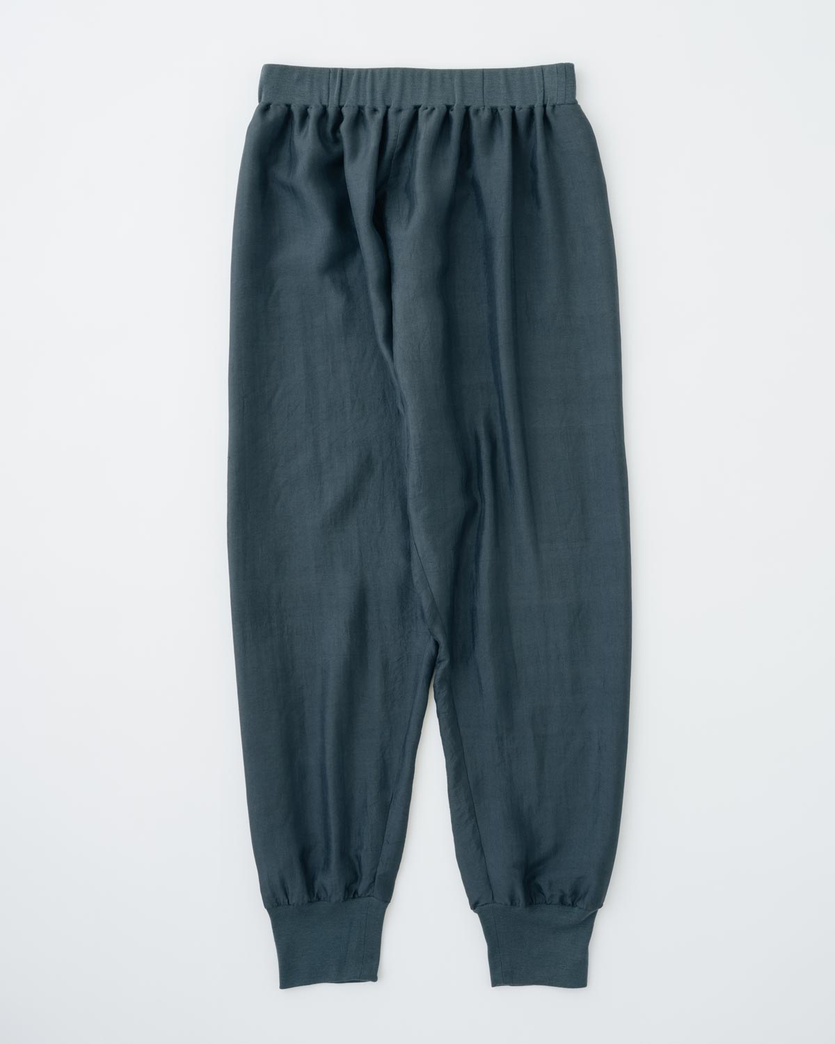 Silk Rib Pants Charcoal gray