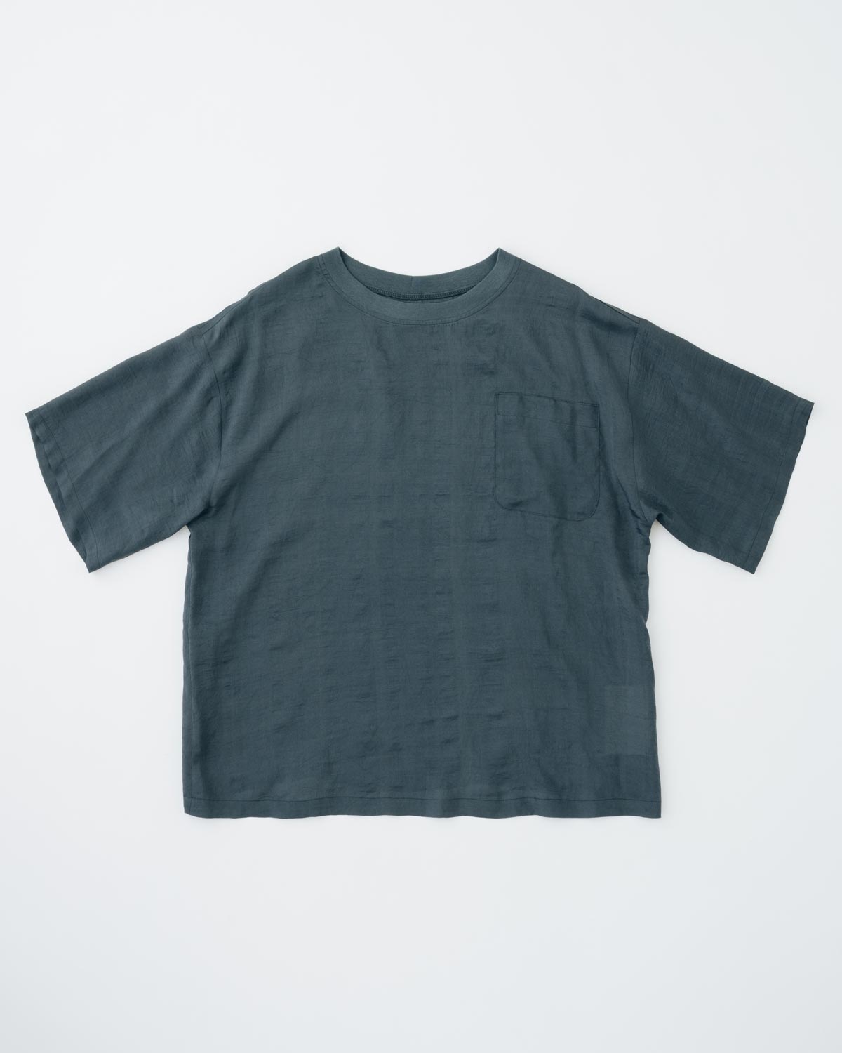 Silk T-shirts Charcoal gray